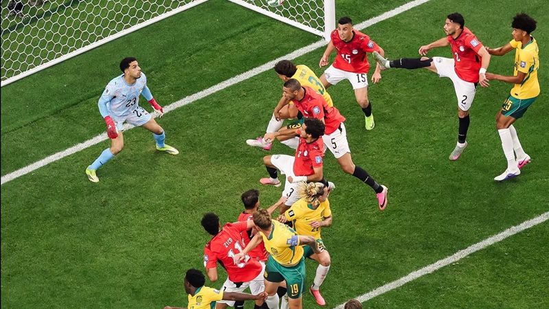مباراة مصر وأستراليا