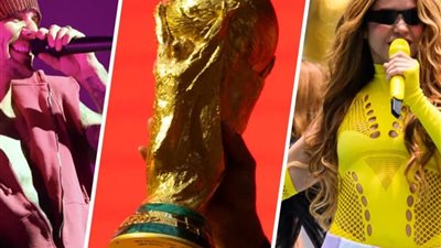 مادونا وشاكيرا وBTS وجاستن بيبر يحيون عرض بين شوطي نهائي كأس العالم