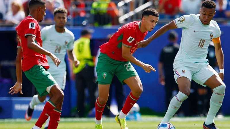 مباراة المغرب وفرنسا