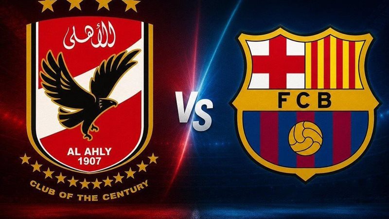 الاهلي وبرشلونة 